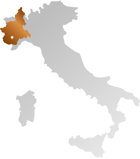 Cartina Italia Piemonte